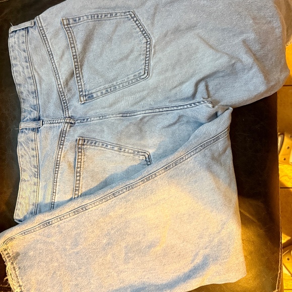 H&M Barrel Jeans Womens 12 Baggy Loose Fit Tapered Leg Denim Pants - Picture 8 of 8